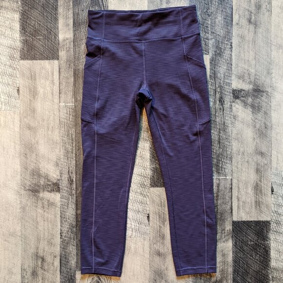 Lululemon Invigorate High-Rise Crop Leggings w/ Side Pockets - Picture 2 of 6